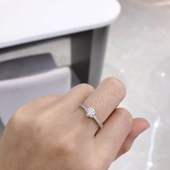 点击看大图 -钻石小鸟钻戒婚戒定制(石路店)