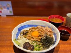 秋葵纳豆山药冷荞麦-纹兵卫手打荞麦面日料(虹桥本店)