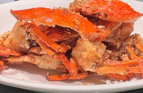Garlic-Flavored Crab