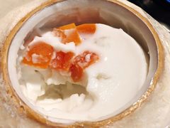 木瓜雪蛤椰子冻-烹然四季椰子鸡火锅(团结湖总店)