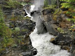 -阿萨巴斯卡瀑布观景点