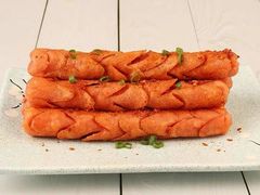 煎火腿肠-泥大爷烤饼羊汤店(蓝色康桥店)