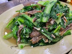 豆豉鲮鱼炒油麦-贞姨美食·老字号海鲜大排档