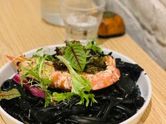 大虾海鲜墨鱼汁扁面-打趸BTC·Breaktime cafe(北京路店)