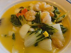 鸡汤虾仁奶白菜-春暖花开(西溪店)