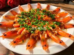 蒜蓉粉丝蒸渤海鲜虾-小放牛炒菜馆(华北商厦店)
