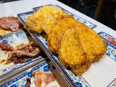 鸡蛋炸馒头片-大槐树烤肉馆