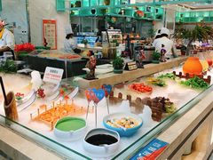 自助取餐区-绿岛港轩海鲜烤肉涮锅自助餐厅