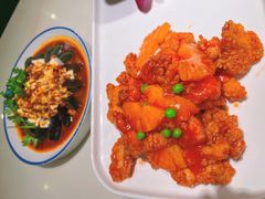 茄汁菠萝鸡-刘胖子家常菜·蹄花焖藕(兴业店)