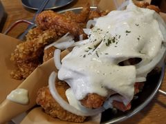 下雪的炸鸡翅-富乐满韩国正宗炸鸡韩国料理(虹泉路店)