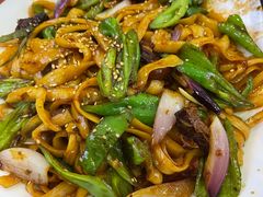 辣椒炒红烧肉炒刀削面-晋宝章大同刀削面(月坛店)