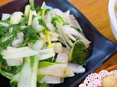 炒小白菜-记忠海鲜