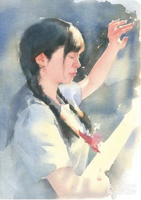 水彩画的质感真的太好了！