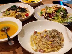 黑松露奶油蘑菇培根意面-麦田工坊(月湖店)