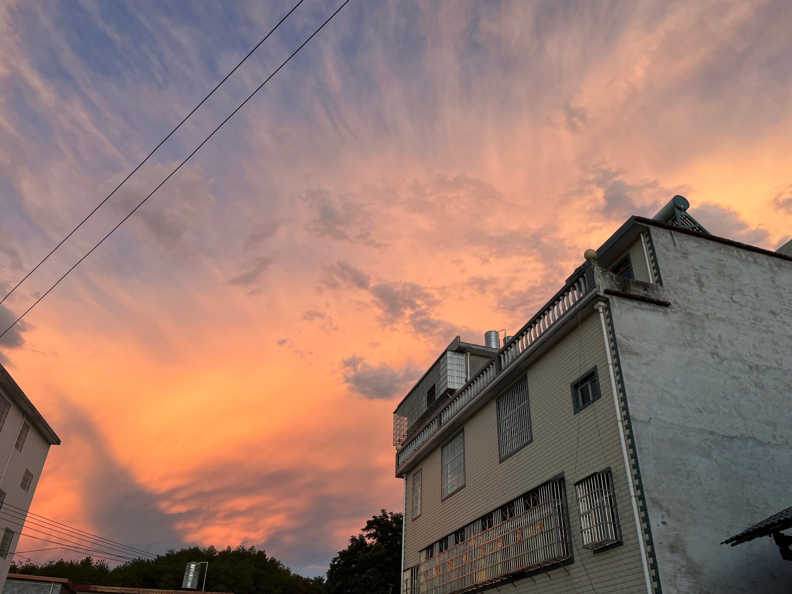 家乡的晚霞