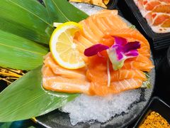 三文鱼刺身-九田家黑牛烤肉料理(太阳城店)