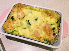 芝士虾仁焗饭-蘑菇餐厅(小火瓦巷店)