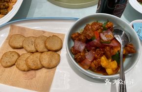 Stir-Fried Pork Bones with Fish Cake