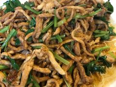 香菜炒肉丝-德居源