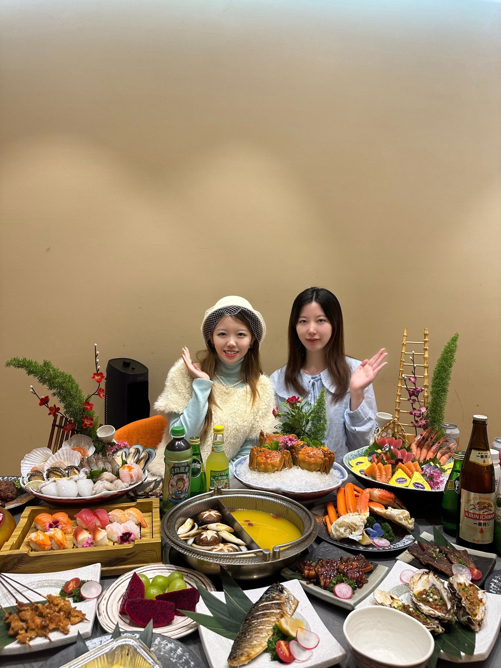 带小姐妹来吃自助啦