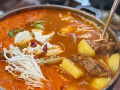 脊骨土豆锅-小公洞韩式豆腐村