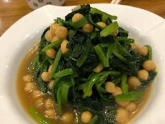 鹰嘴豆拌菠菜-巴依老爷新疆美食(望京小街店)