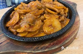 Slippery Mushroom and Potato Slices