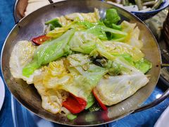 干锅包菜-听风阁农家私房菜茶楼(龙坞店)