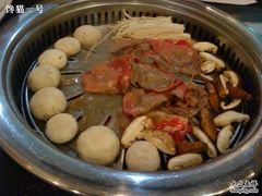 烤肉肉，蘑菇-青松馆韩国料理(香港中路佳世客店)