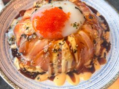 三文鱼流心熔岩饭-梦山水日本烧肉(五四广场店)
