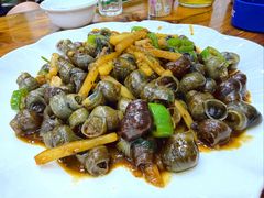 紫苏酸笋炒田螺-南记食粥坊·宵夜大排档(莲花总店)