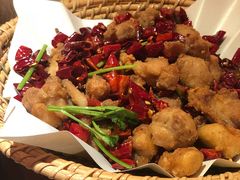 干煸辣子鸡-渔家灯火(明湖店)