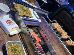 自助取餐区-三个蒙古大叔羊肉串(大宁店)