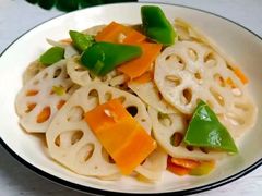 清炒藕片-福慧缘清心素食(峨眉山前店)