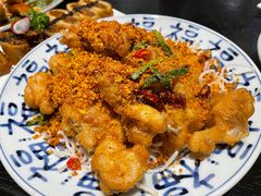 蒜香椒盐炒牛蛙-誉八仙酒楼(静安大悦城店)