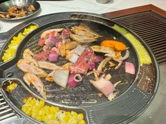 -山野的朋友露营炭火烤肉