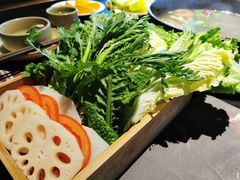 蔬菜拼盘-盡膳口福·百年汤方火锅(科华北路店)
