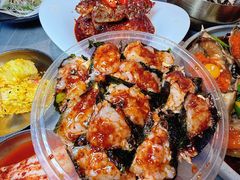 -草家酱蟹炭火烤肉店(珲春南路一店)