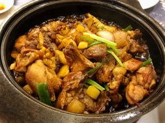 石锅鲍鱼葵花鸡-子霖南山鲜虾面(南山总店)