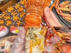 -雍容荟活帝王蟹活龙虾自助(苏宁旗舰店)