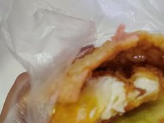 -小红车炸蛋葱油饼