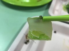青菜上的头发-北京理工大学新食堂