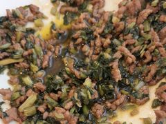 雪菜牛肉丝-食光慢宴·安吉土菜馆