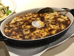 香焗波蛋免治牛肉饭-本味轩精品茶餐厅(黄山路店)