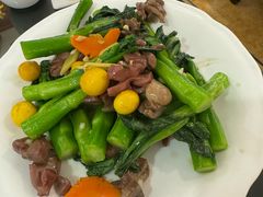 菜心炒鸡杂-文记壹心鸡(宝华路店)