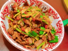 小炒黄牛肉-传统菜农庄(皇姑路店)