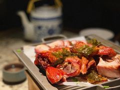 绿茶葱香烤鸡烤肉合拼-绿茶餐厅(松江万达店)