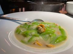 蛤蜊咸鱼煮丝瓜-解香楼(八盘岭路店)