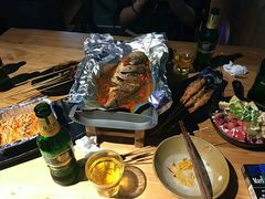 -路边摊小炉子烧烤