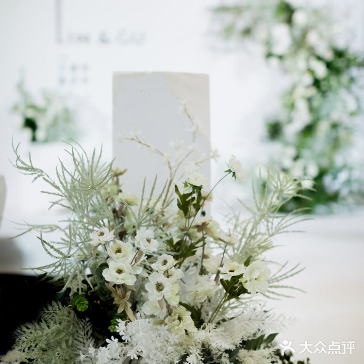 最深情的白绿婚礼